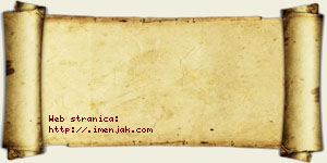 Andjelina Strinić vizit kartica